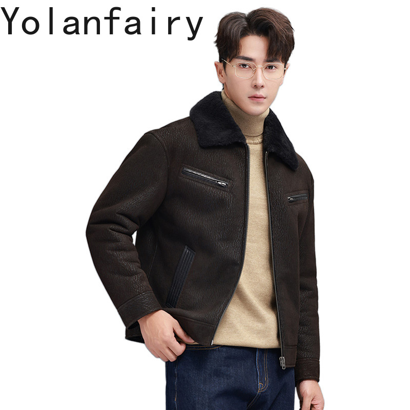 Vintage Fashion Jacket - YOLANFAIRY Vintage Fashion Natural Fur Coat