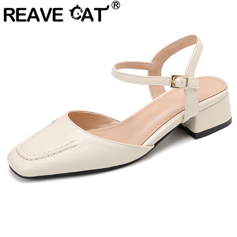Vintage Fashion Female - REAVE CAT 2025 Female Sandals Square