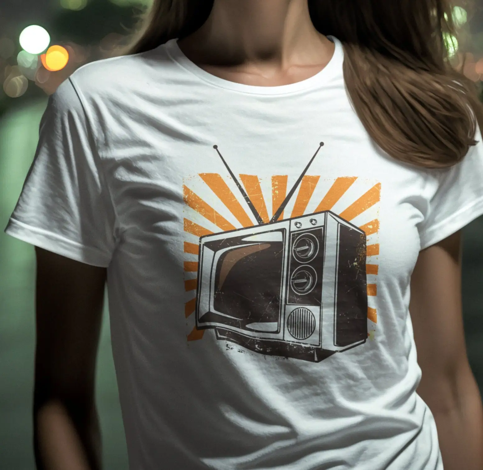 Vintage Fashion History - 70S Vintage Tv Enthusiast T Shirt