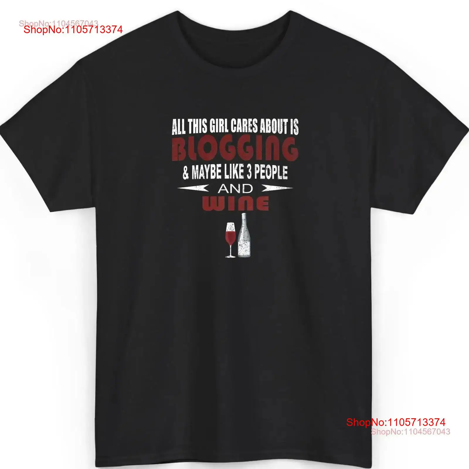 Vintage Fashion Bloggers - Blogging And Wine T Shirt Funny