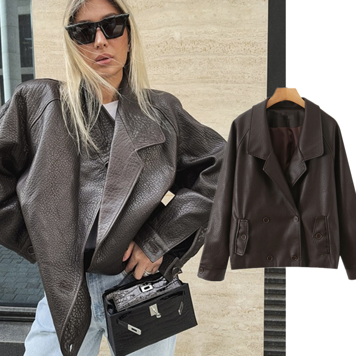 Vintage Fashion Bloggers - Maxdutti Boyfriend Women's Jacket Woman Clothes