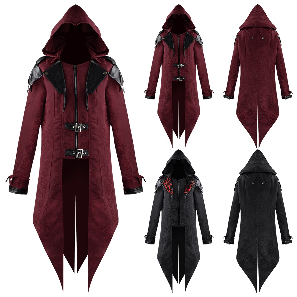 Vintage Fashion Jacket - Wish New Medieval Halloween Vintage Patchwork