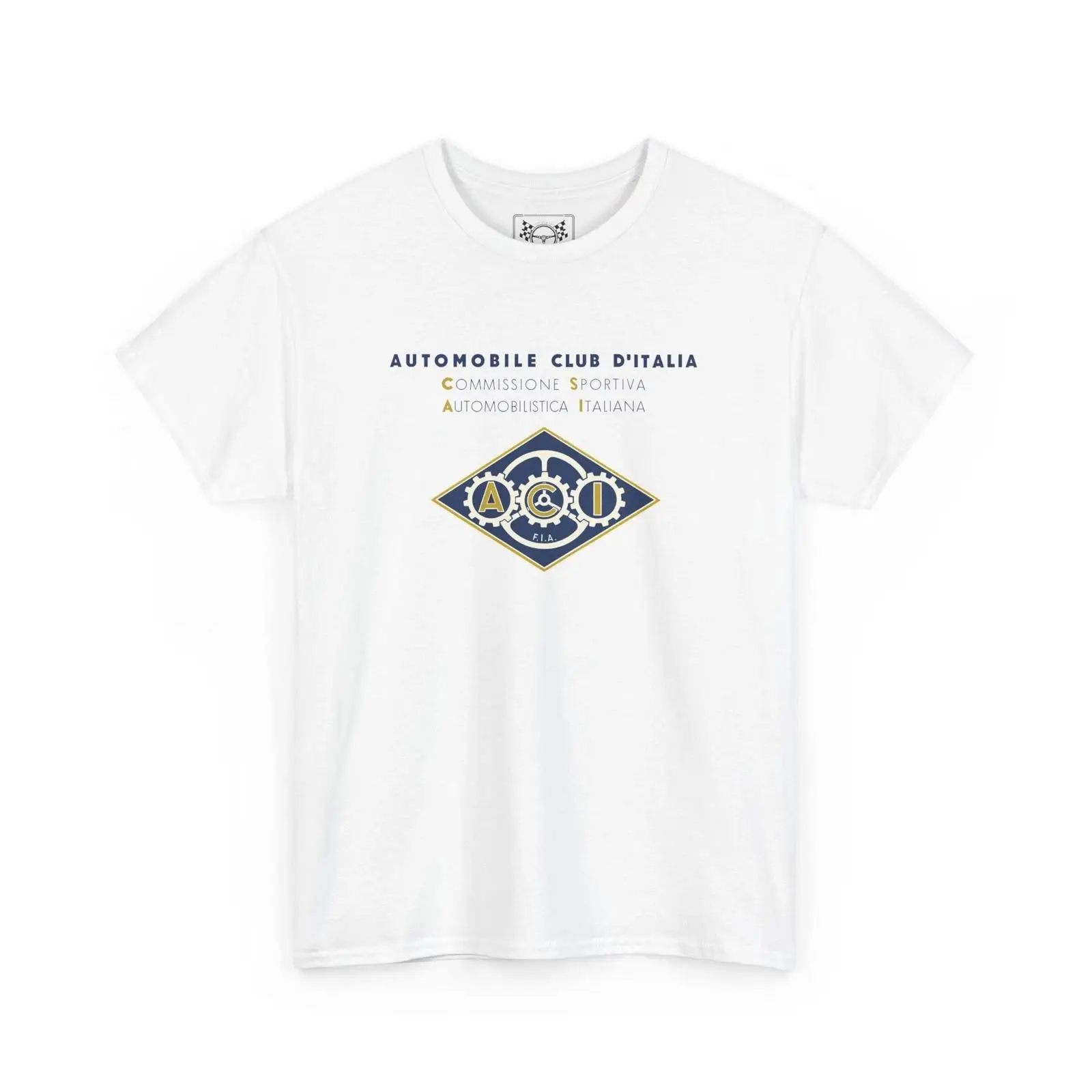 Vintage Fashion History - Italian Auto Club Vintage T Shirt
