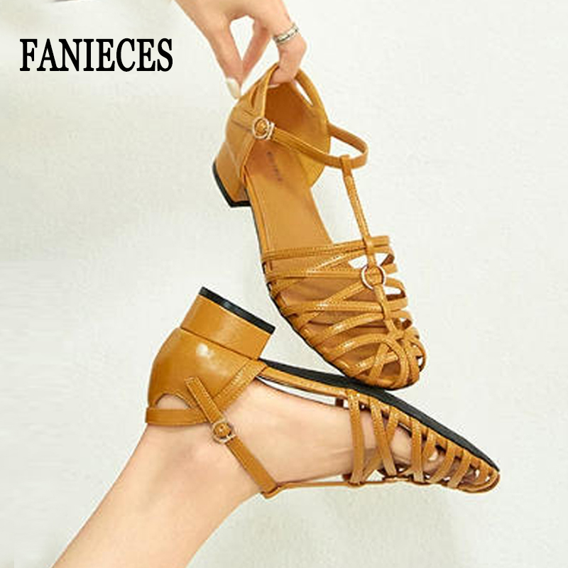 Vintage Fashion Dress - Plus Size Women Roman Sandals Woven