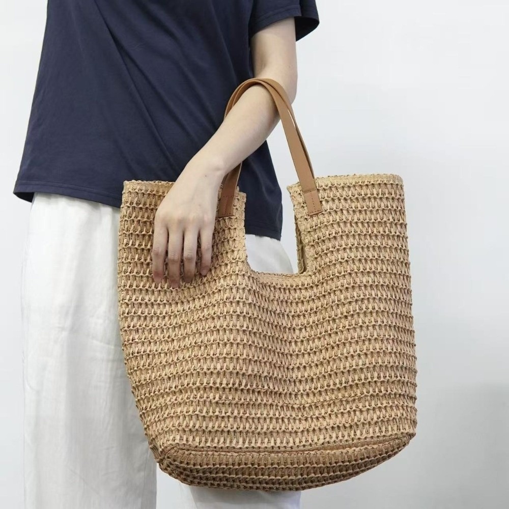 Vintage Fashion Shop - Travel Vintage Style Straw Shoulder Bag
