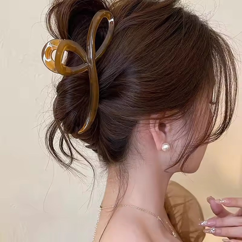 Vintage Fashion Ornaments - Elegant Jelly Color Bow Hair Claw