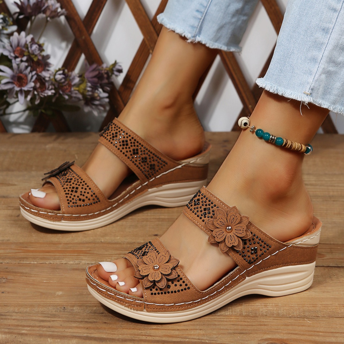 Vintage Fashion Female - New Fashion Summer Women Wedge Sandals