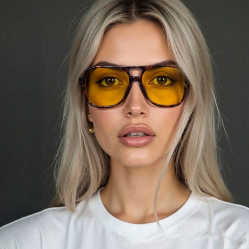 Vintage Fashion Glasses - New Vintage Classic Designer Double Bridge