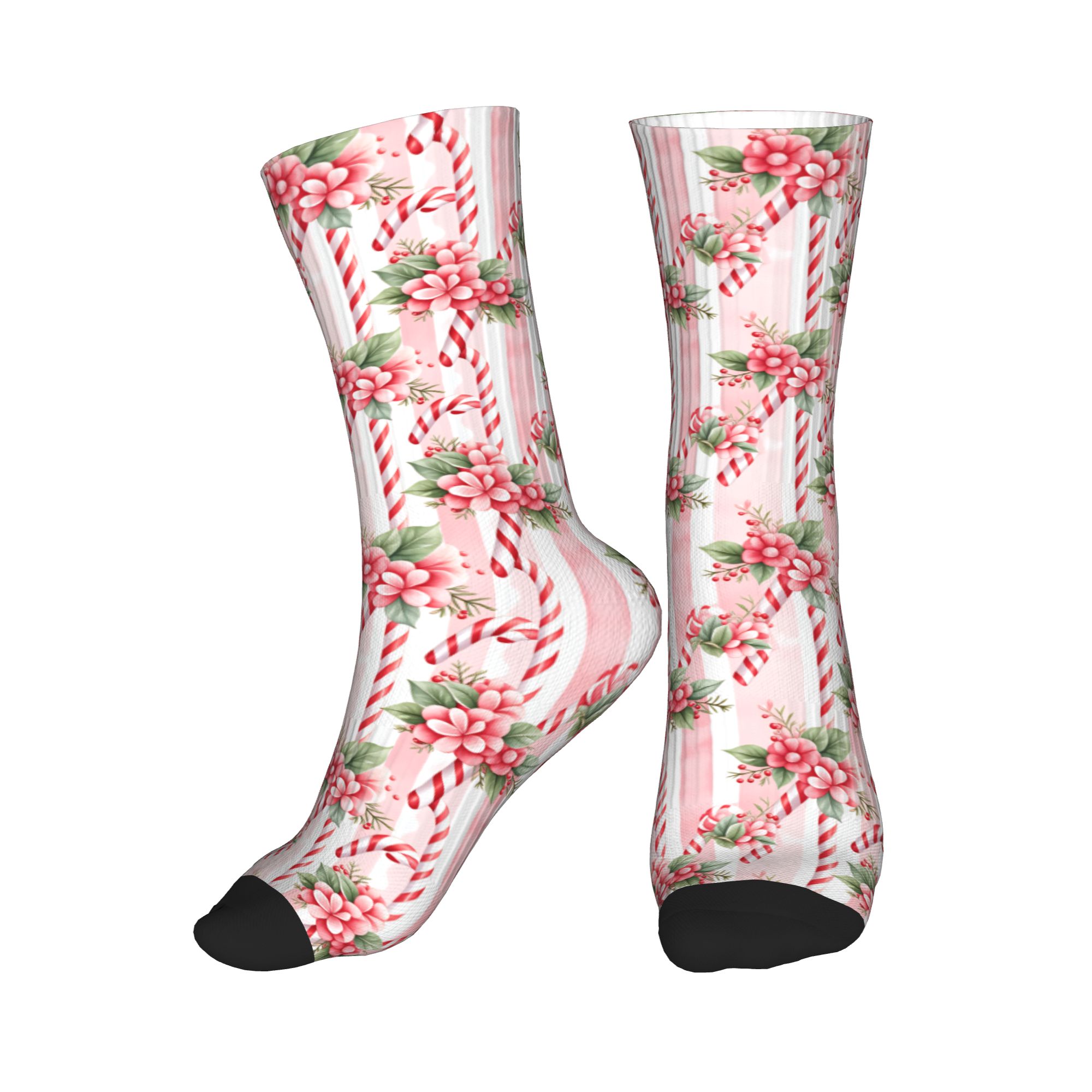 Vintage Fashion Mens - Fashion Printing Vintage Pink Candy Cane