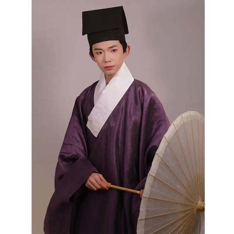 Vintage Fashion Dress - Traditional Hanfu Dark Flower Gauze Large