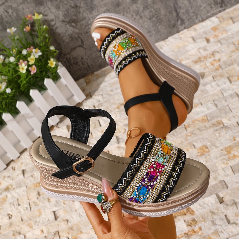 Summer Women High Heel Sandals - Vintage Fashion Female review and price