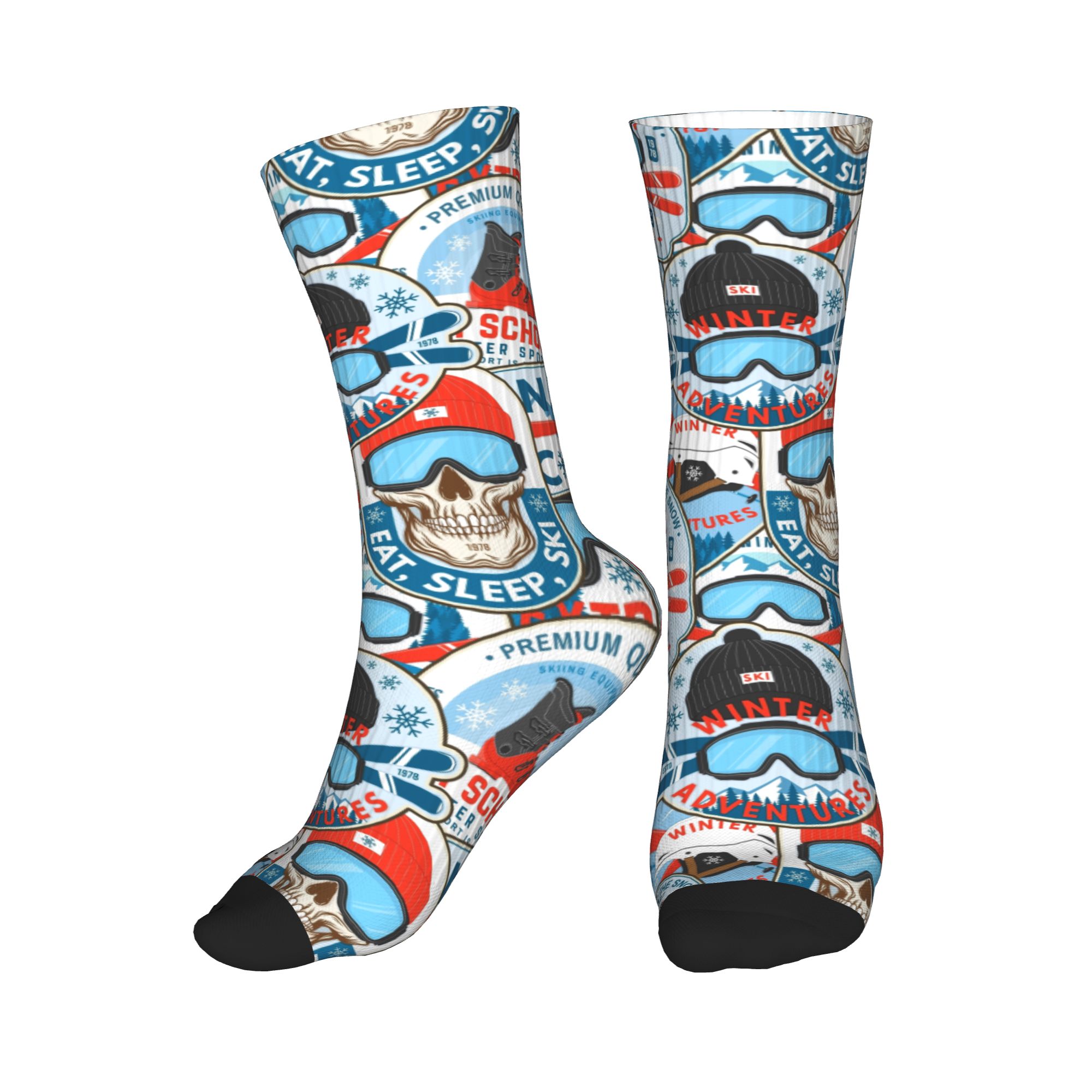 Vintage Red Blue Ski Club Seam - Vintage Fashion Club review and price
