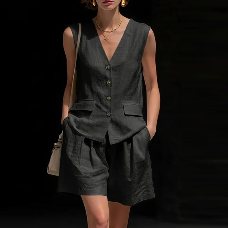 Women's Fashion Solid Vest Top - V Vintage Fashion review and price
