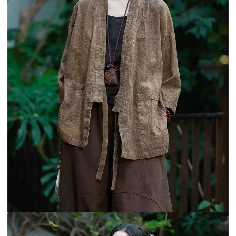 Women's Chinese Style Cotton L - Vintage Fashion Jacket review and price