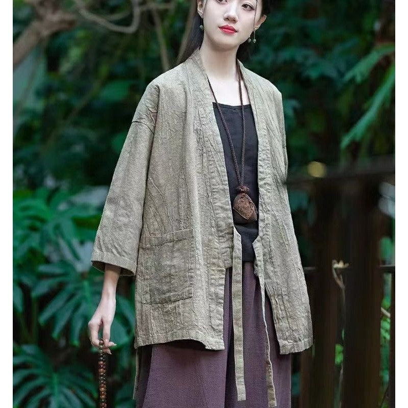 Women's Chinese Style Cotton L - Vintage Fashion Jacket review and price