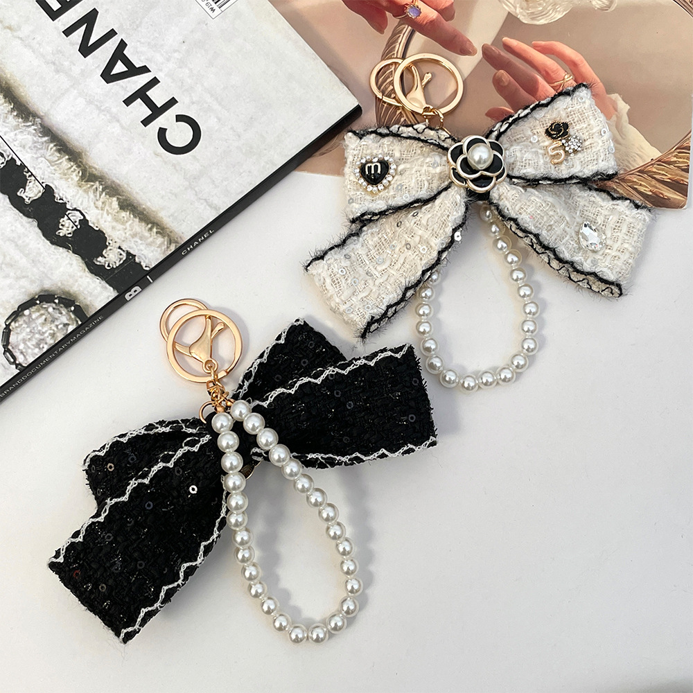 2026 Women's Cloth Bowknot Key - Vintage Fashion Ornaments review and price