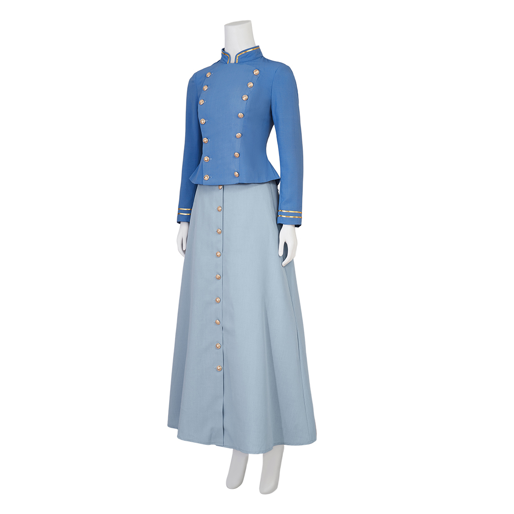 Movie Cosplay Enola Holmes 2 C - Vintage Fashion Dress review and price