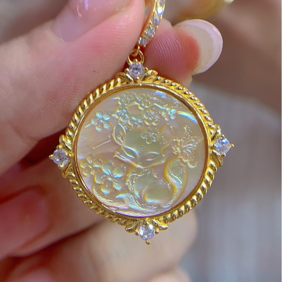 925 Sterling Silver Shell Came - Vintage Fashion Center review and price