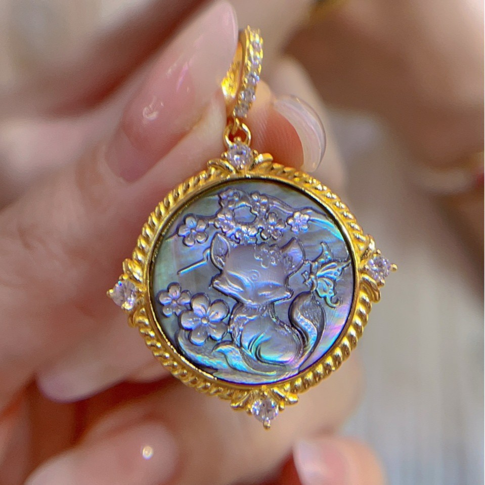 925 Sterling Silver Shell Came - Vintage Fashion Center review and price