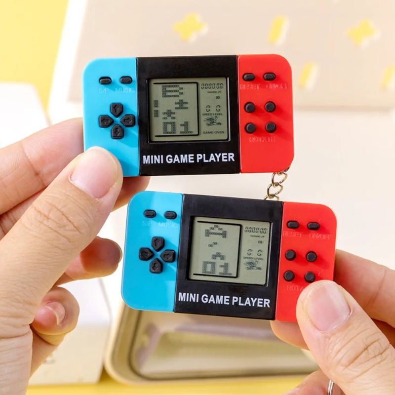 Mini Pocket Tetris Game Gadget - Vintage Fashion Ornaments review and price