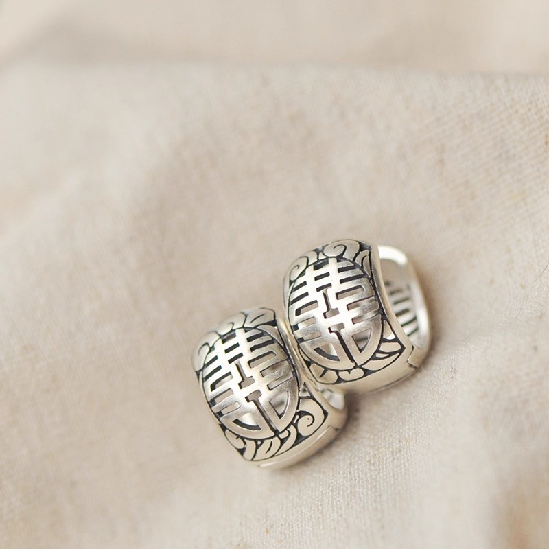 925 Silver Earrings Fashionabl - Vintage Fashion Ornaments review and price