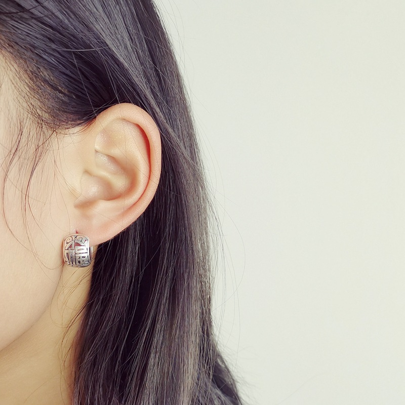 925 Silver Earrings Fashionabl - Vintage Fashion Ornaments review and price