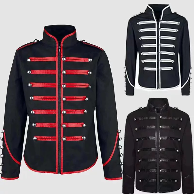 Men's Steampunk Rockstar Jacke - Vintage Fashion Dress review and price