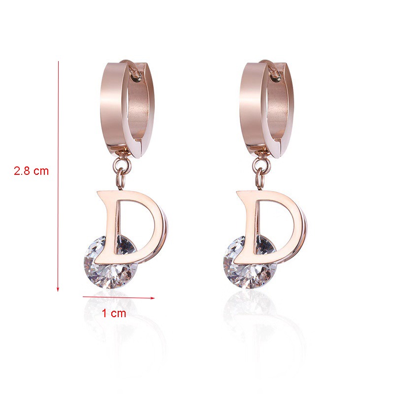 Vintage Luxury Letter D Crysta - Vintage Fashion Jewelry Brands review and price