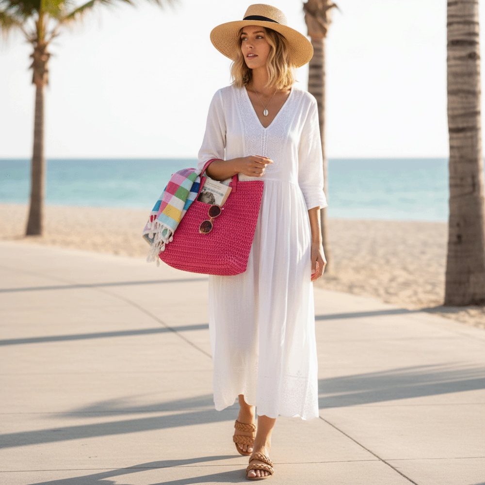Travel Vintage Style Straw Sho - Vintage Fashion Shop review and price