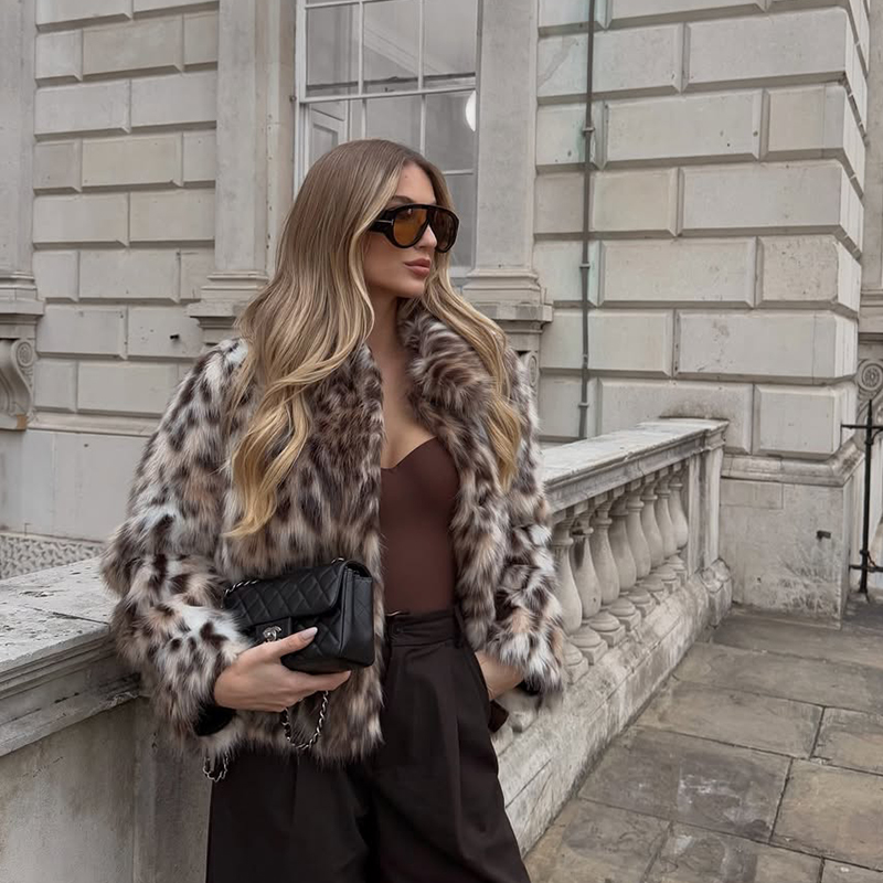 Vintage Stylish Loepard Faux F - Vintage Fashion Bloggers review and price