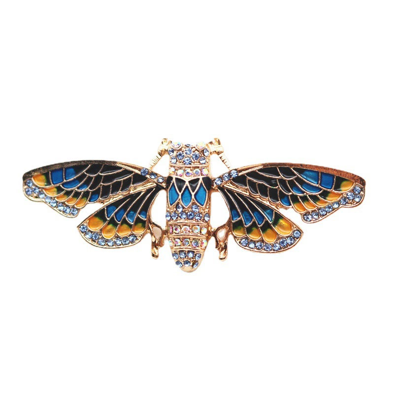 Vintage Gold-Tone Cicada Brooc - Vintage Fashion Enthusiasts review and price