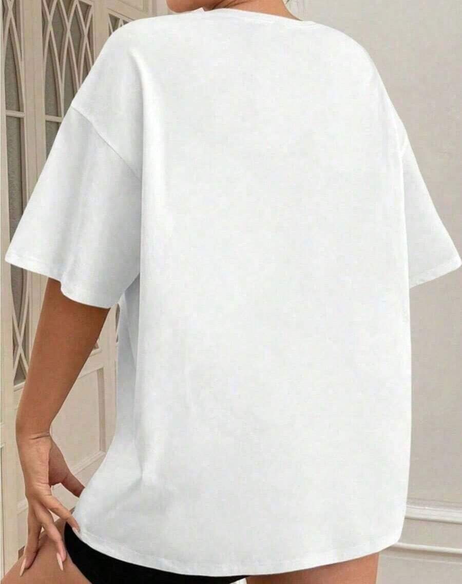 [Graphic Tee] 100% Cotton I'd  - Thrift Vintage Fashion Usa review and price