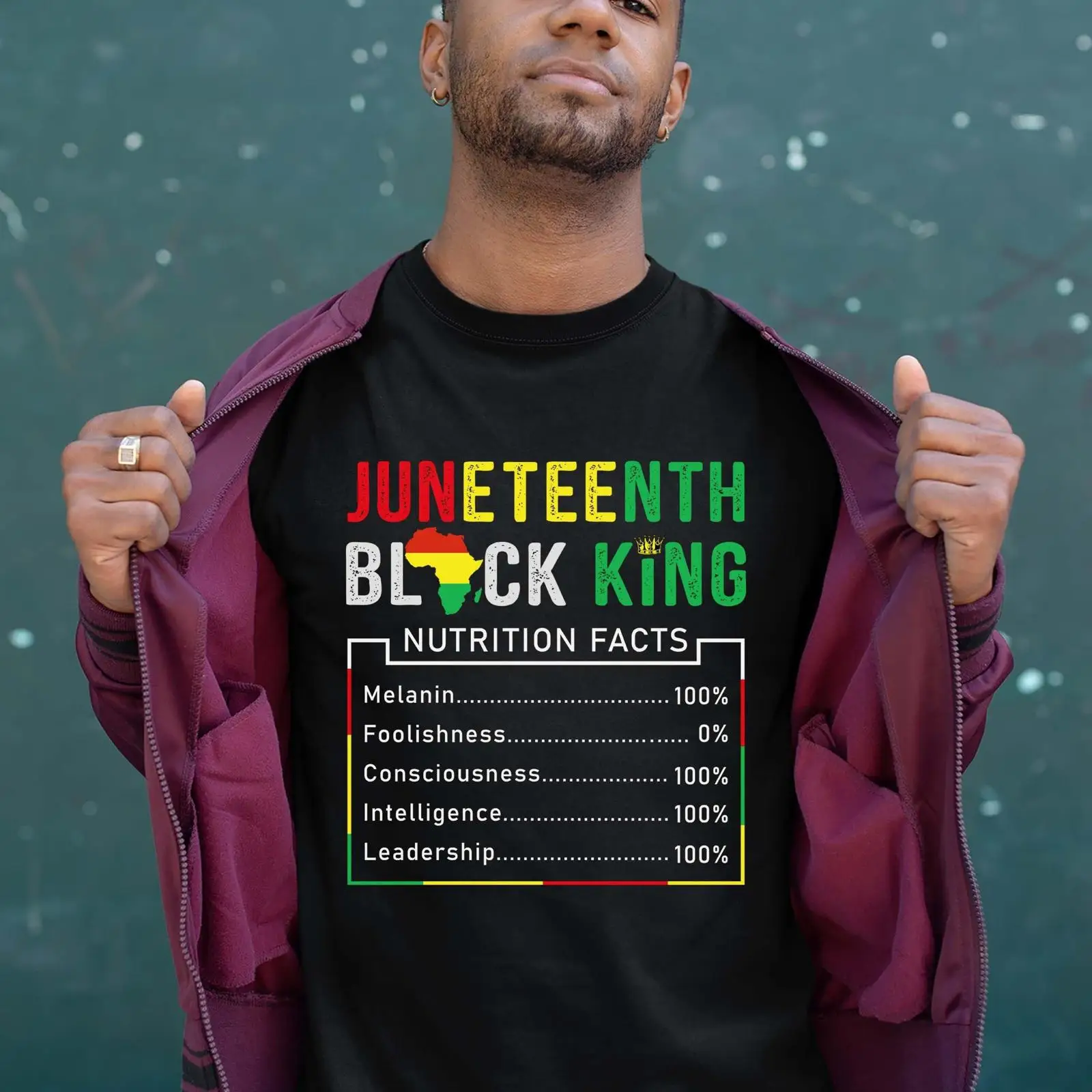 Juneteenth Black King T Shirt  - Vintage Fashion History review and price