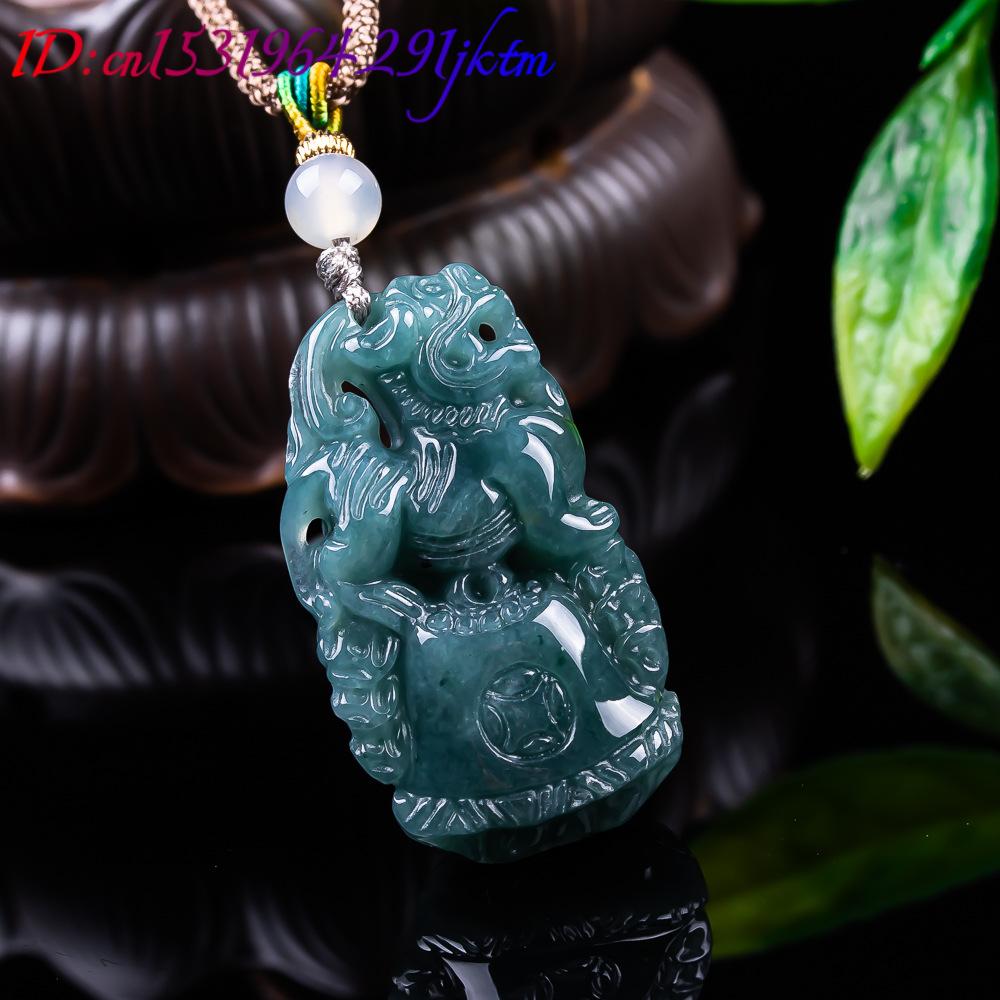 Burmese Jadeite Pixiu Pendant  - Vintage Fashion Designer review and price