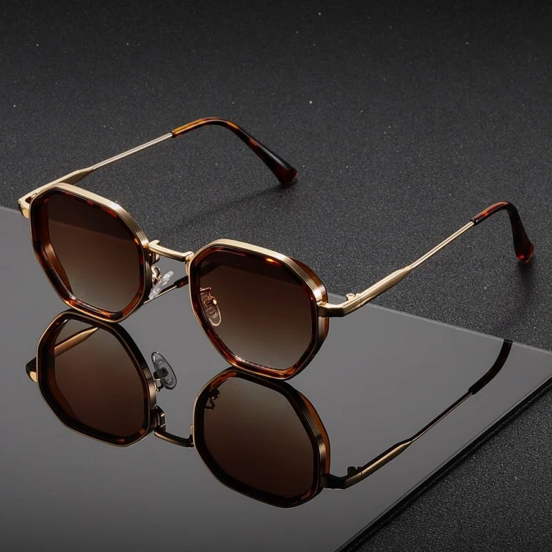 1 Pair Unisex Round Metal Fash - Vintage Fashion Glasses review and price