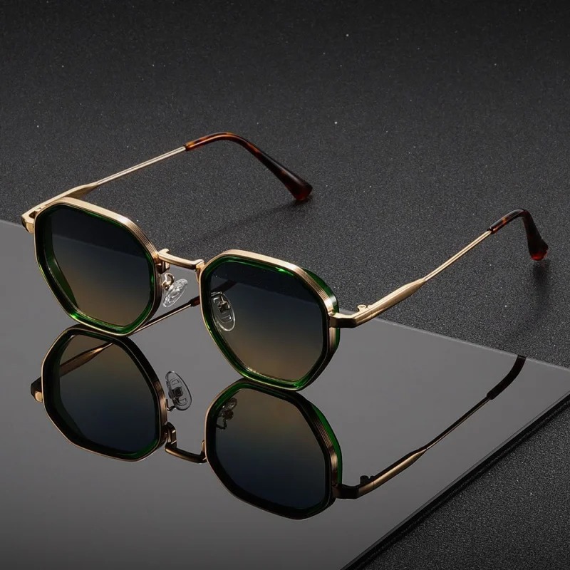 1 Pair Unisex Round Metal Fash - Vintage Fashion Glasses review and price
