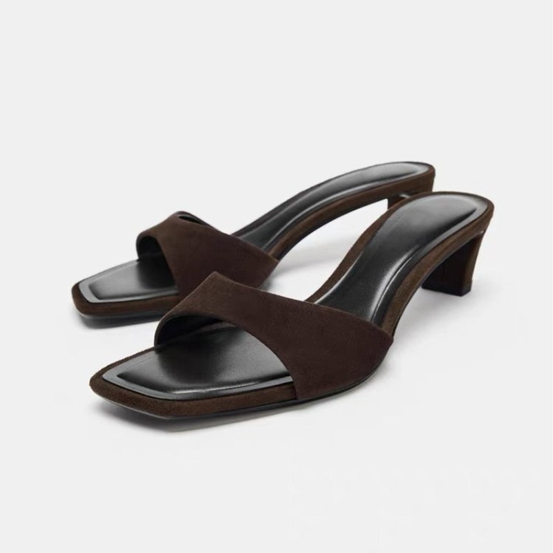 Vintage Brown Faux Suede Slipp - Vintage Fashion Designer review and price