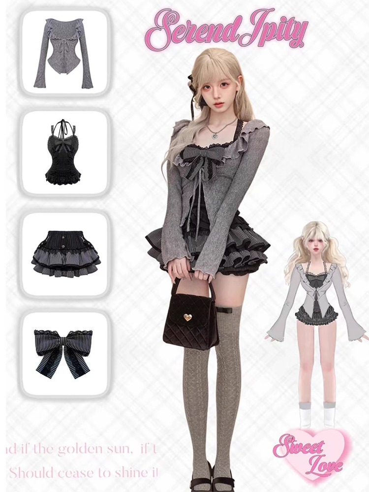 Gothic Y2k Vintage Preppy Styl - V Vintage Fashion review and price