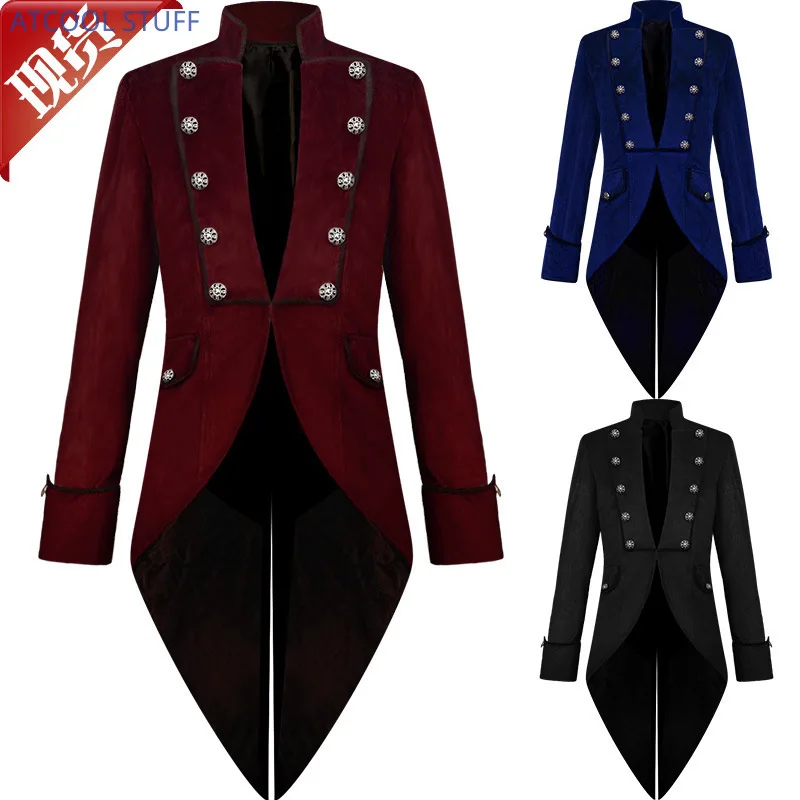Classic Velet TailCoat Medieva - Vintage Fashion Dress review and price