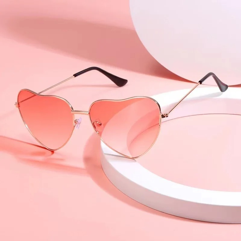 Fashion Heart Shaped Metal Sun - Vintage Fashion Glasses review and price