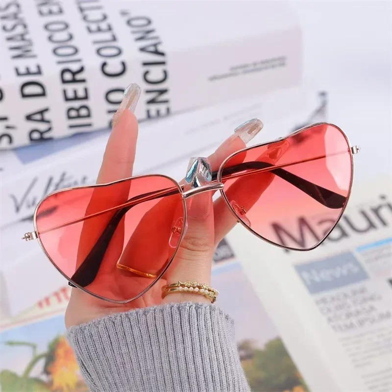 Fashion Heart Shaped Metal Sun - Vintage Fashion Glasses review and price
