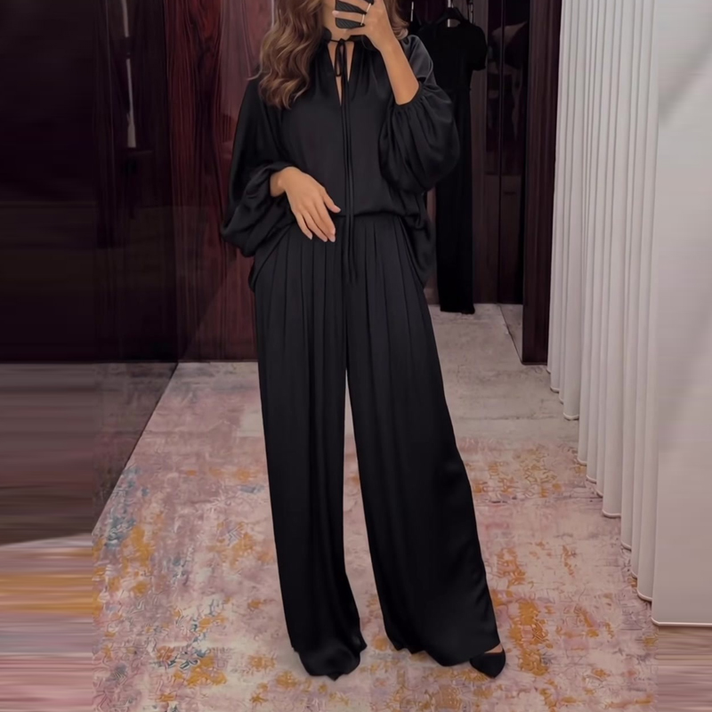 Fashion Solid Long Sleeved Loo - V Vintage Fashion review and price