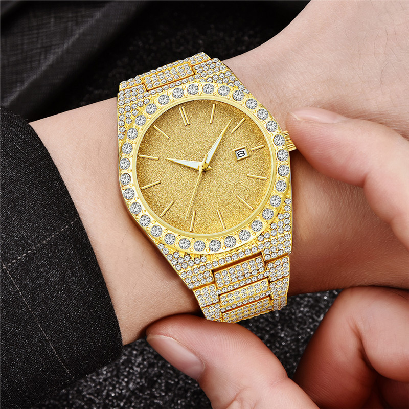 Men Big Brand Watches Hip Hop  - Vintage Fashion Complete review and price