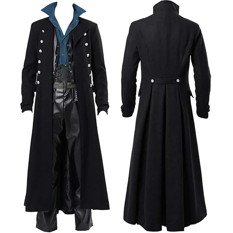 Medieval Men's Pirate Costume  - Vintage Fashion Jacket review and price