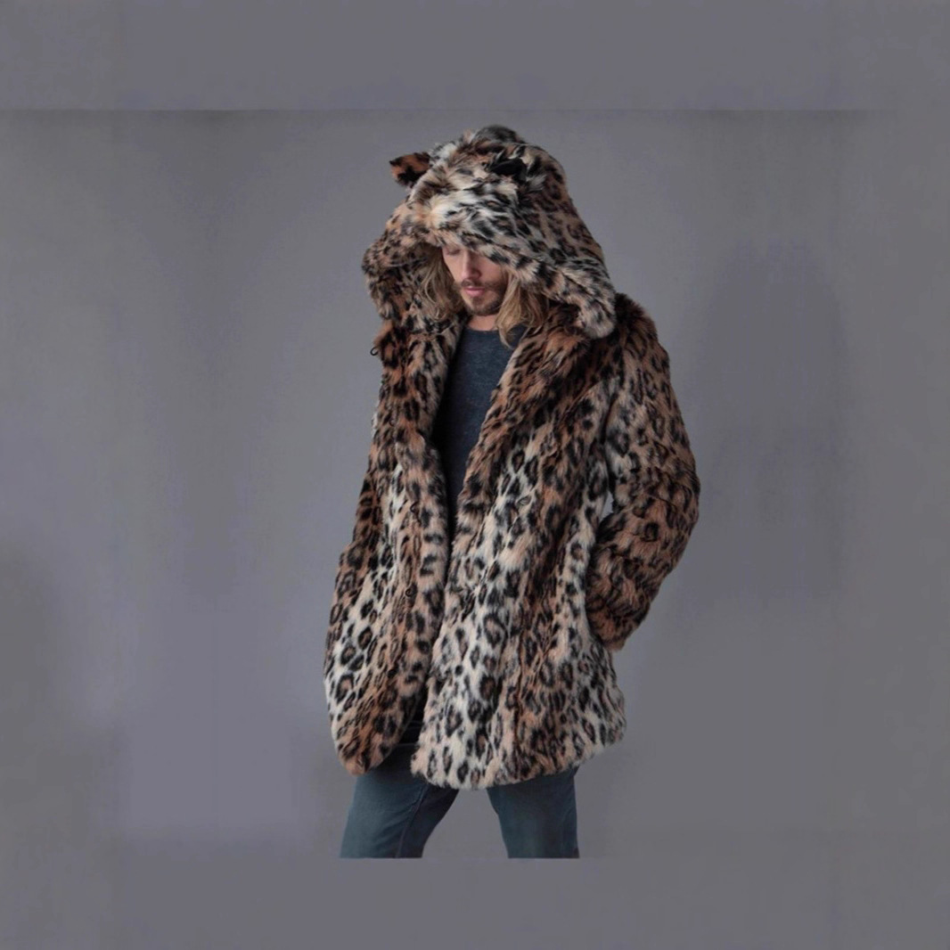 Men Faux Fur Jacket Winter Coa - Vintage Fashion Jacket review and price