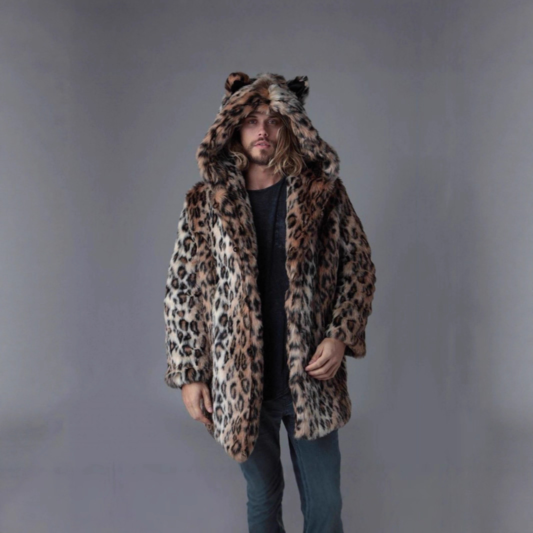 Men Faux Fur Jacket Winter Coa - Vintage Fashion Jacket review and price