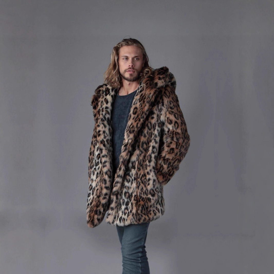 Men Faux Fur Jacket Winter Coa - Vintage Fashion Jacket review and price