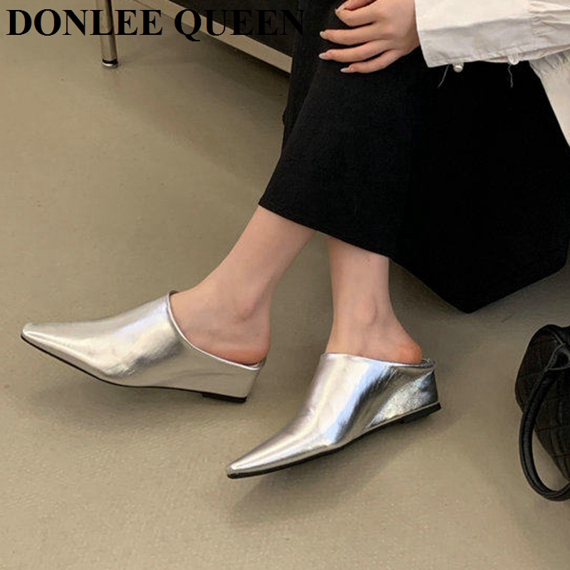 Women Fashion Close Toe Mule S - Vintage Fashion Female review and price