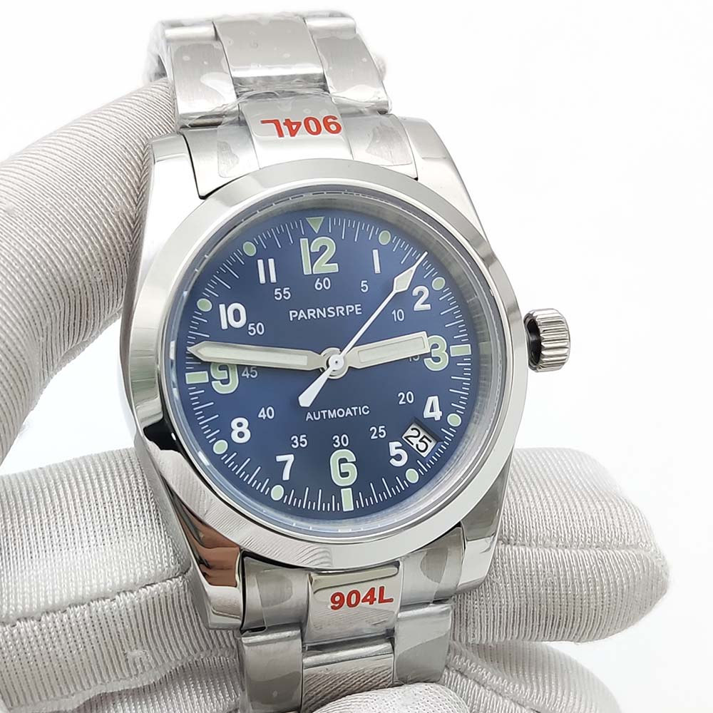 New 39mm Steel NH35 Automatic  - Vintage Fashion Complete review and price
