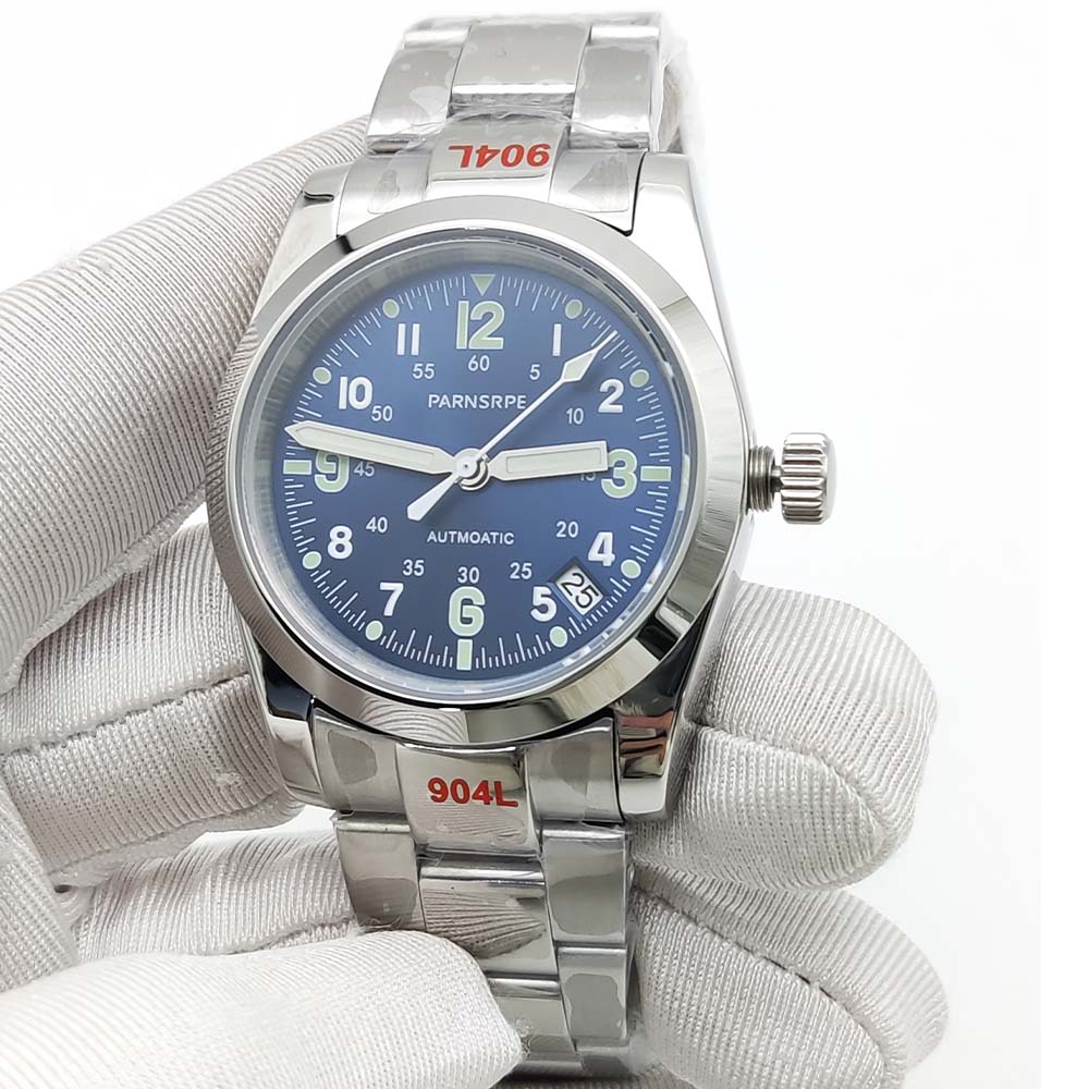 New 39mm Steel NH35 Automatic  - Vintage Fashion Complete review and price